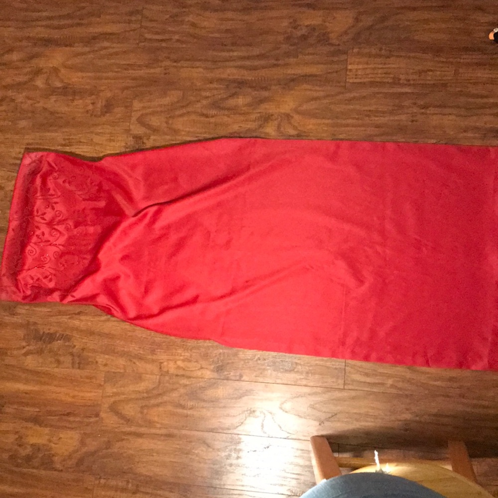 2000 Vintage red prom dress